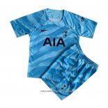 Camisola Tottenham Hotspur Goleiro 23/24 Crianca Azul