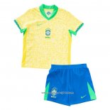 1º Camisola Brasil 2024 Crianca