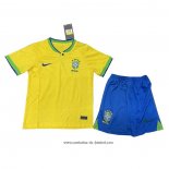 1º Camisola Brasil 2022 Crianca