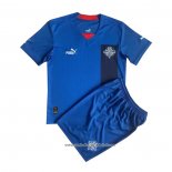 1º Camisola Islandia 2022 Crianca