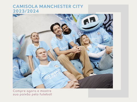 Camisolas do Manchester City 23-24